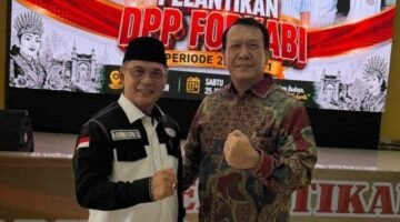 Ketua Umum (DPP-GMPK) Dr. Douglas Pasaribu, Hadiri Acara Pelantikan Pengurus DPP Forkabi 2026 – 2031
