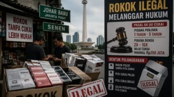 Jakarta Pusat Disorot, Dugaan Peredaran Rokok Ilegal Marak di Johar Baru dan Senen, Negara Berpotensi Rugi dari Sektor Cukai
