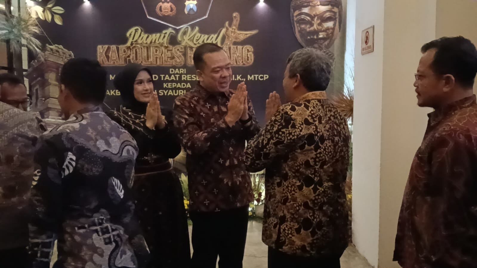 Ketua Senkom Mitra Polri Kabupaten Malang Hadiri Pisah Kenal Kapolres, Perkuat Sinergi Jaga Kamtibmas