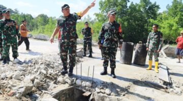 Pastikan Kualitas dan Bermanfaat, Tim Wasev TMMD Ke-129 Tinjau Sasaran Fisik di Wasile Tengah