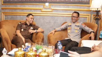 Hari Pertama Jabat Kapolres Malang, AKBP Rulian Syauri Silaturahmi ke PN Kepanjen dan Kejari