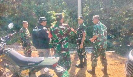 Koramil Bantur Dampingi Kasdim 0818 Survei Lahan Calon Yon TP di Jalur Lintas Selatan - Teropong Rakyat