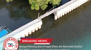 Warga Pertanyakan Proyek Pintu Air Marunda Senilai Rp6 Miliar, Rob Masih Rendam Permukiman