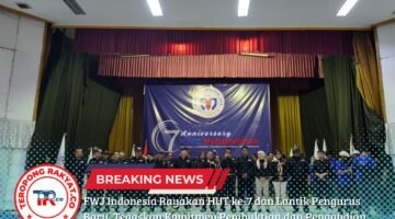 FWJ Indonesia Rayakan HUT ke-7 dan Lantik Pengurus Baru, Tegaskan Komitmen Pembuktian dan Pengabdian untuk Pers Indonesia