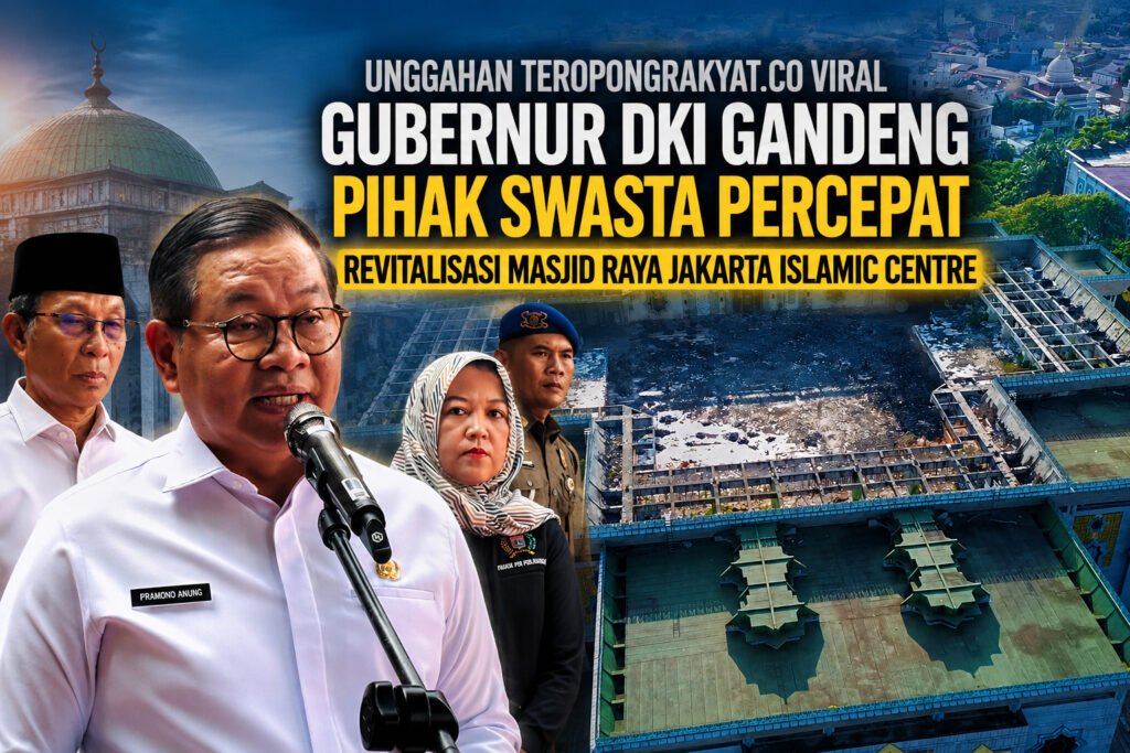 Portal Berita Indonesia dan Dunia Terkini Hari Ini, Update Harian Terbaru, Terlengkap, Tajam, Aktual dan Berimbang. Viral Usai Disorot TeropongRakyat.co, Pemprov DKI Buka Peluang Gandeng Swasta untuk Revitalisasi JIC - Teropong Rakyat