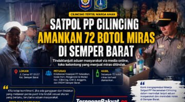 Satpol PP Kecamatan Cilincing Amankan 72 Botol Miras di Semper Barat, Ketua RT Apresiasi Gerak Cepat Petugas