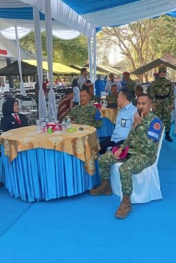 Danramil 0818/12 Bantur Hadiri Penutupan Diklat SPPI KDKMP/KNMP 2026 di Puslatpur 4 Marinir Purboyo