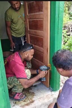 Rehab MCK Hampir Rampung, Satgas TMMD Ke-129 Kodim 1807/Sorong Selatan Tingkatkan Kualitas Sanitasi Warga Kampung Sesor