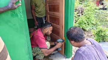 Rehab MCK Hampir Rampung, Satgas TMMD Ke-129 Kodim 1807/Sorong Selatan Tingkatkan Kualitas Sanitasi Warga Kampung Sesor