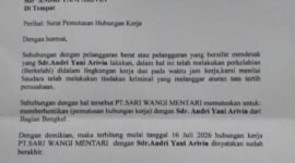 Surat Pemutusan Hubungan Kerja diduga sepihak