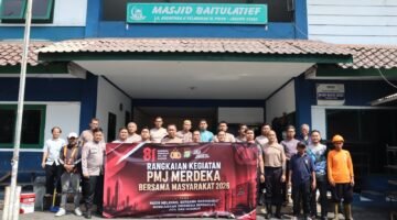 Polres Priok Gelar Kerja Bakti dan Pengecatan Fasilitas Umum dalam Rangka Polda Metro Jaya Merdeka Bersama Masyarakat 2026