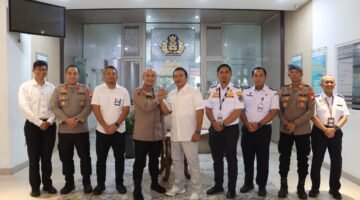 Perkuat Sinergi Lintas Sektoral, Kapolres Pelabuhan Tanjung Priok Kunjungi Kantor KSOP Utama Tanjung Priok