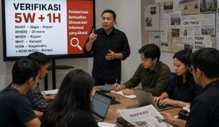 Minim Pemahaman Jurnalistik, Pimpinan TeropongRakyat.co Ingatkan Pentingnya Verifikasi dan Unsur 5W+1H dalam Pemberitaan - Teropong Rakyat