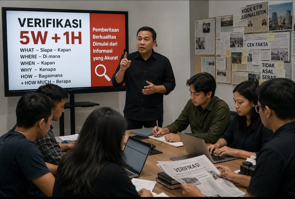 Minim Pemahaman Jurnalistik, Pimpinan TeropongRakyat.co Ingatkan Pentingnya Verifikasi dan Unsur 5W+1H dalam Pemberitaan