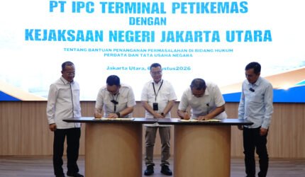 Tingkatkan Mitigasi Risiko,IPC TPK Resmi Perpanjang Sinergi Hukum Bersama Kejari Jakut - Teropong Rakyat