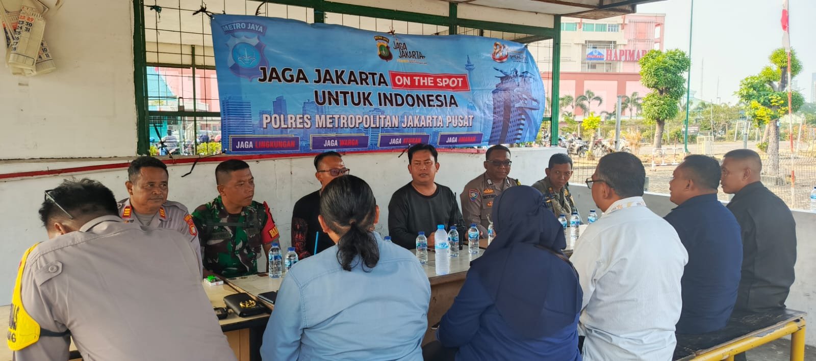 Jaga Jakarta On The Spot untuk Indonesia Bersama Kapolsek Kemayoran, Menguatkan Kebersamaan Menjaga Keamanan Lingkungan