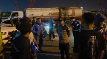 Patroli Cipta Kondisi Polres Pelabuhan Tanjung Priok Perkuat Keamanan Kawasan Pelabuhan, Situasi Berlangsung Aman dan Kondusif