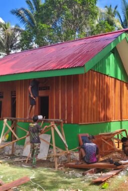 Rumah Type 36 TMMD Ke-129 Kodim 1807/Sorong Selatan Hampir Rampung, Wujud Nyata Kepedulian TNI Tingkatkan Kesejahteraan Warga