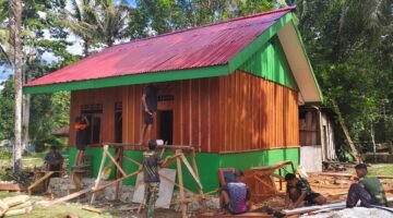 Rumah Type 36 TMMD Ke-129 Kodim 1807/Sorong Selatan Hampir Rampung, Wujud Nyata Kepedulian TNI Tingkatkan Kesejahteraan Warga