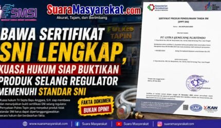 Kuasa Hukum Siap Tunjukkan Sertifikat SNI Produk Selang LPG dalam Perkara di Tapin - Teropong Rakyat