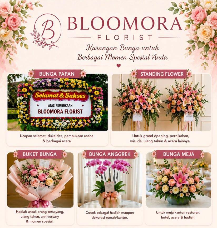 Wujudkan Momen Lebih Bermakna Bersama Bloomora Florist