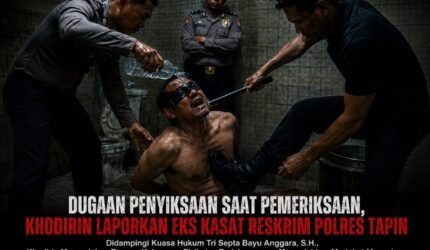Dugaan Penyiksaan Saat Pemeriksaan, Khodirin Laporkan Eks Kasat Reskrim Polres Tapin - Teropong Rakyat