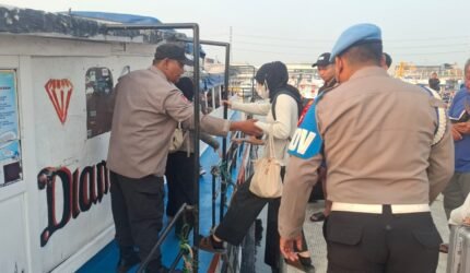 Polsek Kawasan Sunda Kelapa Polres Priok, Perkuat Pelayanan & Pengamanan Wisatawan di Dermaga Kali Adem Muara Angke - Teropong Rakyat
