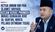 Ayat Al-Qur’an Dijadikan Alat Promosi Miras, Slamet Ariyadi : Ini Sudah Keterlaluan !