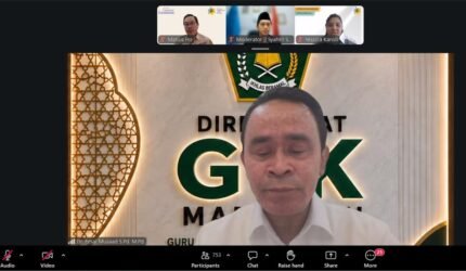 Direktur Guru dan Tenaga Kependidikan (GTK) Madrasah Direktorat Jenderal Pendidikan Islam Kementerian Agama RI, Fesal Musaad, menjadi narasumber dalam Program Internasional Literasi Keagamaan Lintas Budaya - Teropong Rakyat