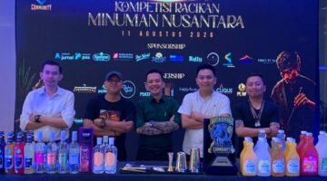 Para pengurus Banten Beverage Community : Pak Bambang, Aphep, Arka, Pay, dan Suko