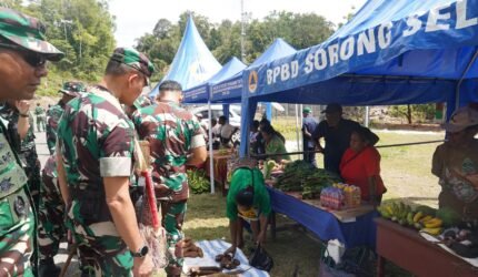 UMKM Persit KCK Cabang XVI Ramaikan Penutupan TMMD Ke-129, Hasil Kebun Mama-Mama Sesor Jadi Produk Unggulan - Teropong Rakyat