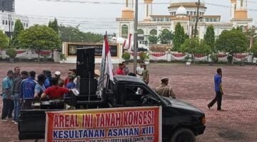 18 Kelompok Tani Datangi Kantor Bupati Asahan, Pertanyakan Eks HGU PT Bakrie Sumatera Plantations Tbk dan Tuntut Plasma 20 Persen