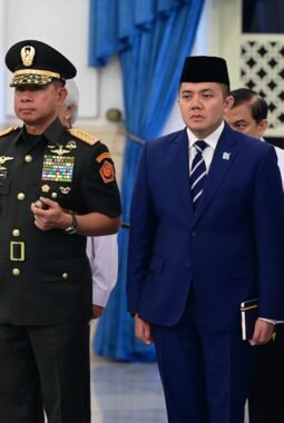 Panglima TNI Hadiri Pengukuhan Paskibraka Tingkat Pusat Tahun 2026