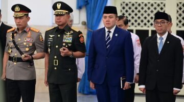 Panglima TNI Hadiri Pengukuhan Paskibraka Tingkat Pusat Tahun 2026