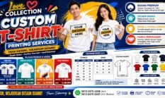 Love Collection: Wujudkan Kreativitasmu dengan Kaos Custom Berkualitas Premium