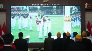 Wali Kota Nurochman Bersama Forkopimda Ikuti Upacara Detik-detik Proklamasi HUT Ke-81 RI