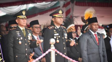 Semangat Kemerdekaan, Dandim 1710/Mimika Hadiri Upacara HUT ke-81 RI di Timika