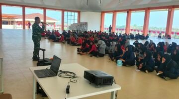310 Siswa Sekolah Rakyat Srigonco Ikuti MPLS, Koramil 12 Bantur Turun Langsung Dampingi