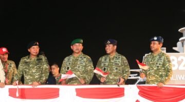 Panglima TNI Hadiri Karnaval Bersatu, Meriahkan Perayaan HUT ke-81 Kemerdekaan RI