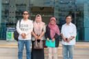 Tim Kuasa hukum dari YNN LawFirm, Yohan, SH dan Ir. Irna Rudiana, SH, MH, Msi saat dampingi Ageng Suseno