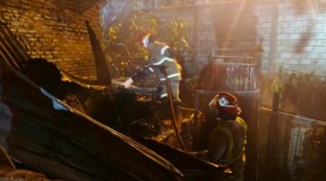 Gudang Rosokan di Karangwidoro Terbakar, Diduga Berawal dari Bakar Sampah