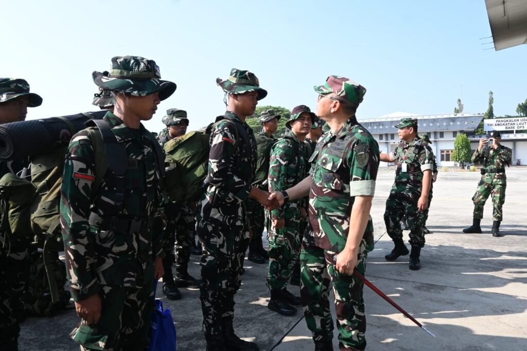 TNI Kerahkan Tiga Batalyon Teritorial Pembangunan Perkuat Penanganan Karhutla di Kalbar - Teropong Rakyat