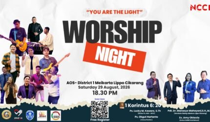NCCI Gelar “You’re The Light” Worship Night 2026 di Meikarta, Hadirkan Harapan di Tengah Pergumulan - Teropong Rakyat