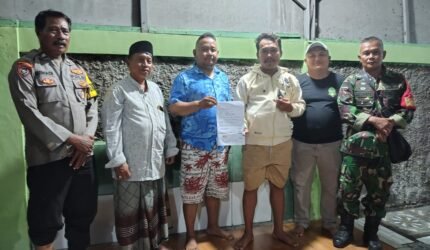 Cegah ISPA, Babinsa Koramil 12/Rajeg & Bhabinkamtibmas Polsek Rajeg Sosialisasikan Larangan Bakar Sampah - Teropong Rakyat