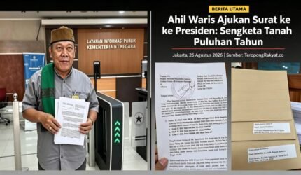Sengketa Tanah 40 Tahun Belum Tuntas, Ahli Waris Minta Presiden Beri Perlindungan Hukum - Teropong Rakyat