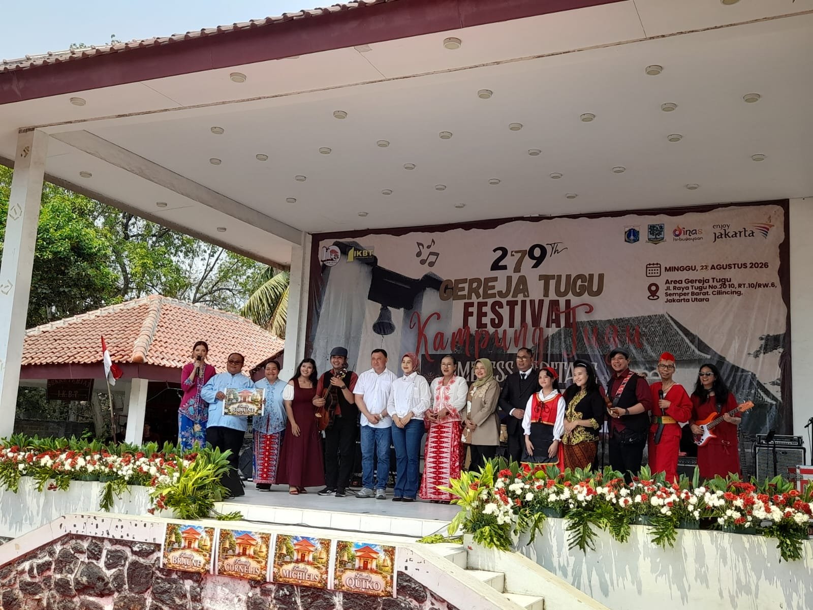 HUT 279 Tahun Gereja Tugu: Pawai 6 Marga Menyatu, Bukti Persatuan Abadi Warisan Leluhur Portugis-Tugu