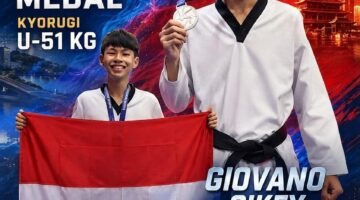 Ketum PBTI Letjen TNI Richard Tampubolon : Bangga, Atlet Taekwondo Raih Satu Medali Perak di China