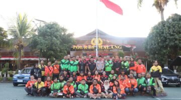 Polres Malang Bersinergi dengan Ojol, Perkuat Keamanan di Kabupaten Malang