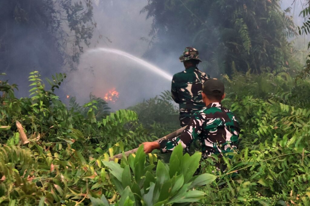 Portal Berita Indonesia dan Dunia Terkini Hari Ini, Update Harian Terbaru, Terlengkap, Tajam, Aktual dan Berimbang. Api Belum Usai Perjuangan Berlanjut, Satgas Irigasi Lanud Sjamsudin Noor Terus Perkuat Upaya Padamkan Karhutla Kalsel Optimalkan Air Hingga Dinginkan Lahan Gambut - Teropong Rakyat