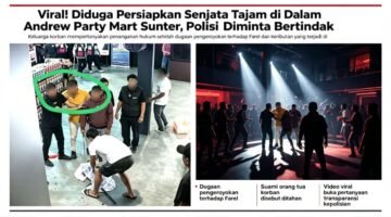 Viral! Diduga Persiapkan Senjata Tajam di Dalam Andrew Party Mart Sunter, Polisi Diminta Bertindak